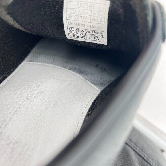 Onitsuka Tiger Lawnship 2.0 Men Size 10.5 D715L Black Leather Low Top Shoes - Picture 13 of 14